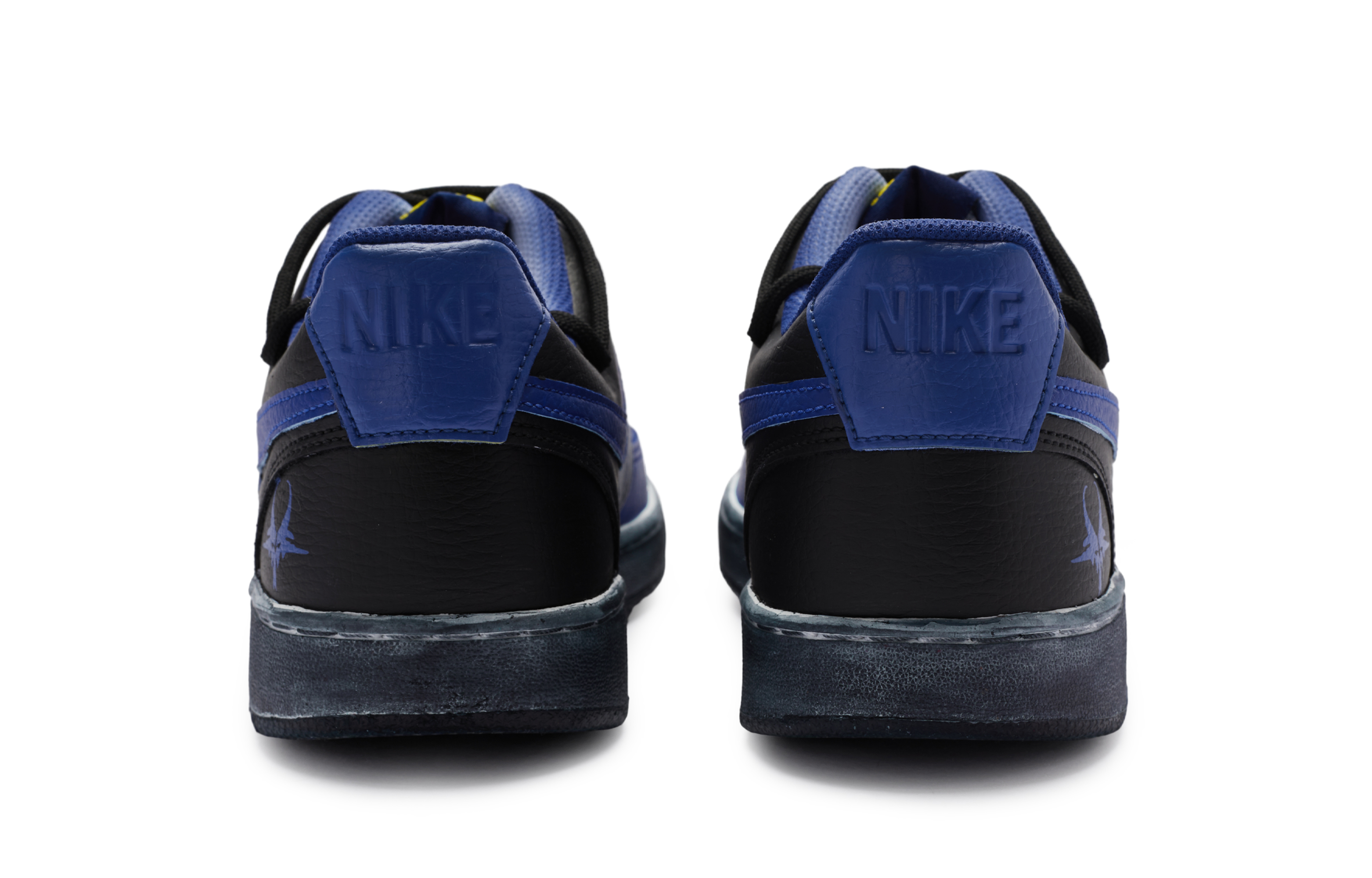 [Custom Shoes] Nike Court Vision 1 'Galaxy Blue Destructed Spray' 圖 5
