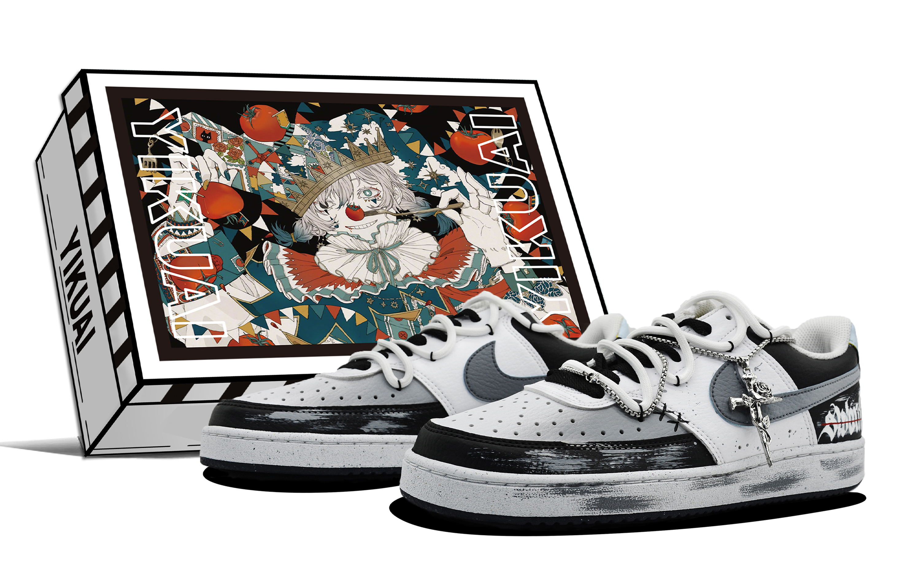 Buy Nike Court Vision 1 "Gris Gótico Cruz Fantasma" DH2987-103(Team28-男款十字幽灵S-BOX)