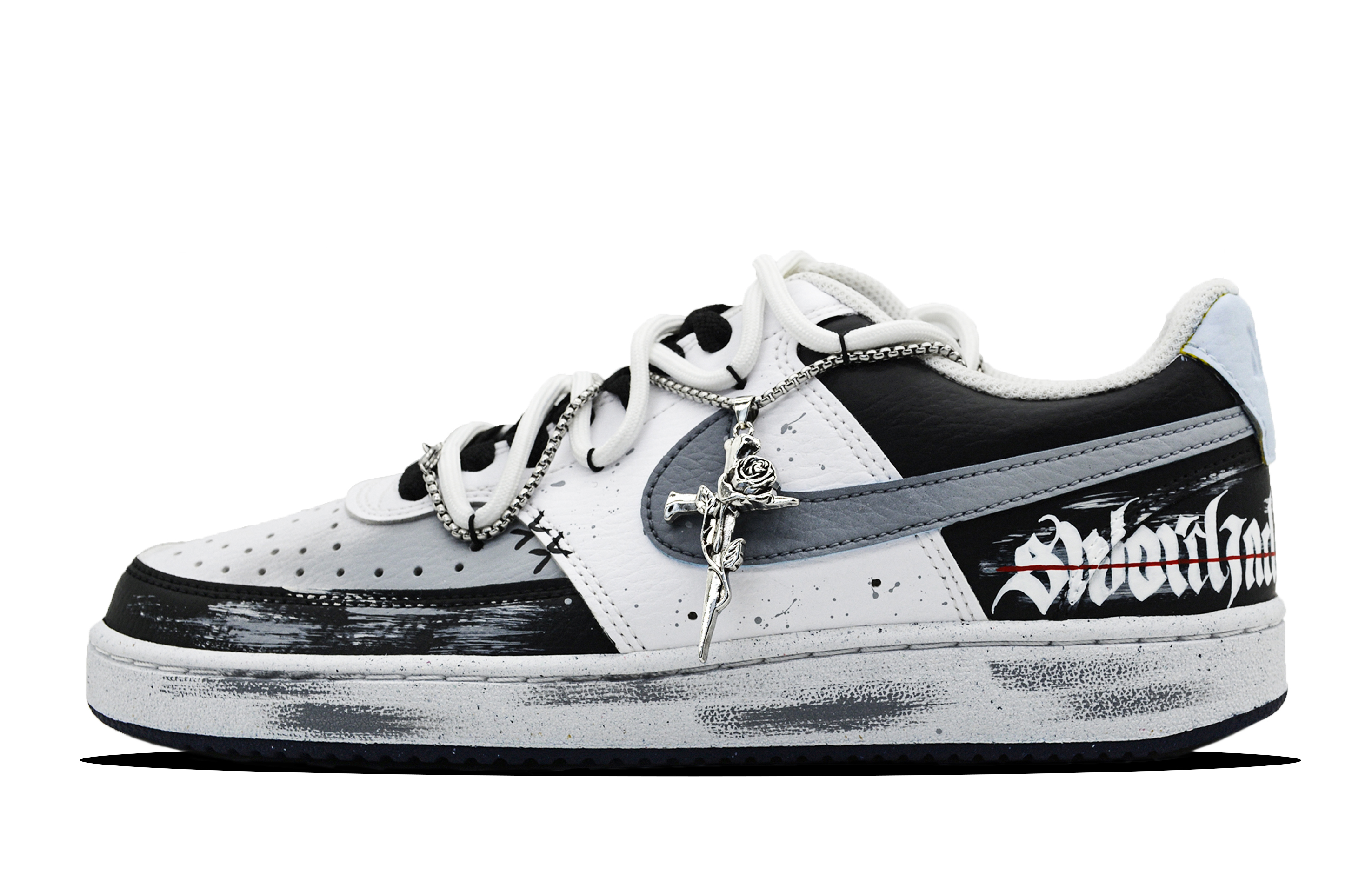 Order Nike Court Vision 1 "Gris Gótico Cruz Fantasma" DH2987-103(Team28-男款十字幽灵S-BOX)