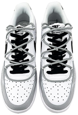 나이키 커스텀 코트 비전 1 '그라피티 블랙 화이트 그레이' CD5463-101(Team47-男款court飞机) Shop 나이키 커스텀 코트 비전 1 '그라피티 블랙 화이트 그레이' CD5463-101(Team47-男款court飞机)