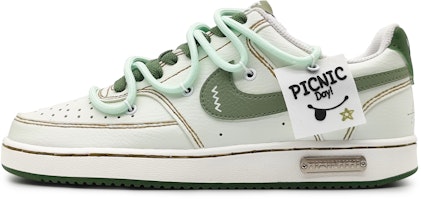 【訂製球鞋】Nike Court Vision 1 甜甜凍飲 青提奶綠 復古 刺繡標籤 可拆卸 低筒 板鞋 男女通款 淺綠 Buy 【訂製球鞋】Nike Court Vision 1 甜甜凍飲 青提奶綠 復古 刺繡標籤 可拆卸 低筒 板鞋 男女通款 淺綠