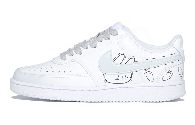 [Custom Shoes] Nike Court Vision 1 'Grey White Rabbit Carrot'