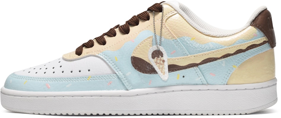 【定制鞋】耐克Court Vision 1『冰淇淋黄白蓝』 CD5463-100-458290 Buy 【定制鞋】耐克Court Vision 1『冰淇淋黄白蓝』 CD5463-100-458290