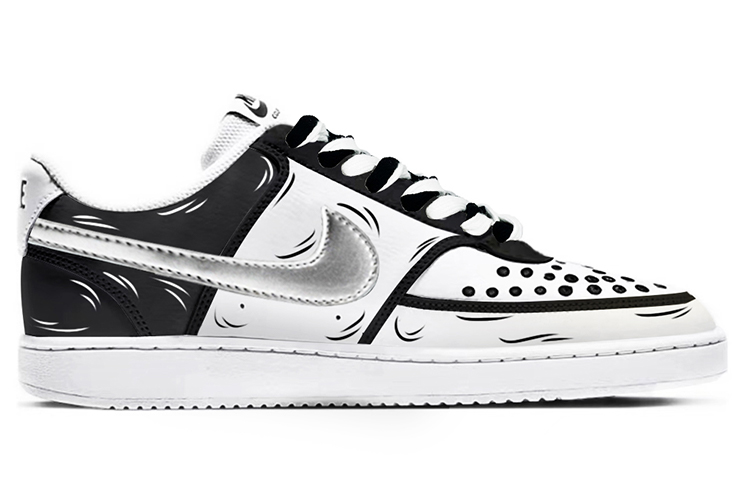 [Custom Shoes] Nike Court Vision 1 'Initial D Black White' 圖 2