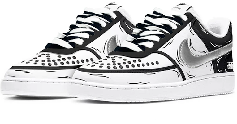 【定製球鞋】Nike Court Vision 1 藤原豆腐店 動感二次元 低筒 板鞋 男款 黑白 Lookbook 【定製球鞋】Nike Court Vision 1 藤原豆腐店 動感二次元 低筒 板鞋 男款 黑白