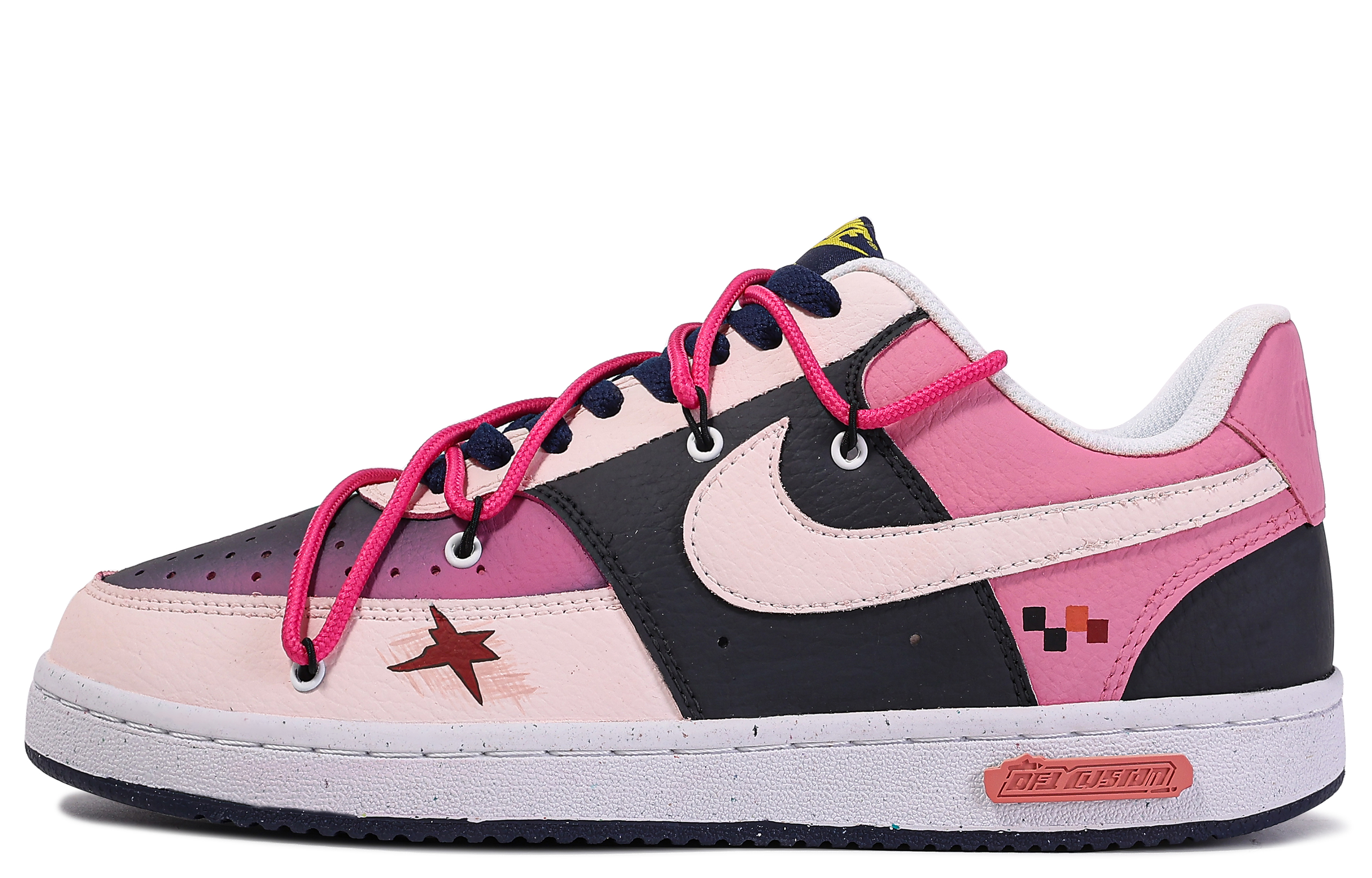 Buy 【定制鞋款】耐克Court Vision 1“小恶魔受伤粉紫黑” DH2987-103(TeamM-受伤小恶魔-BOX)