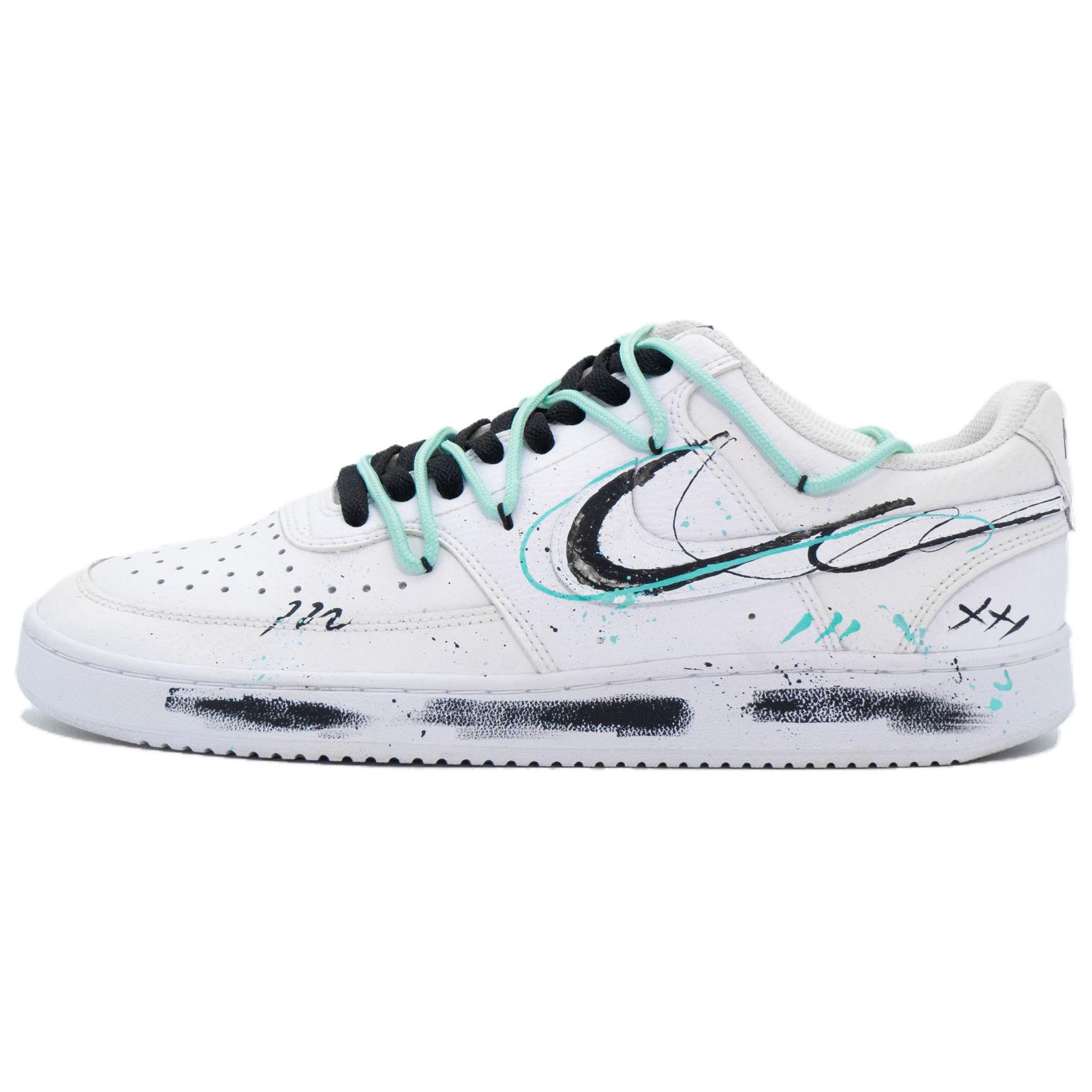 [Custom Shoes] Nike Court Vision 1 'Ink Green Speckle' 圖 2