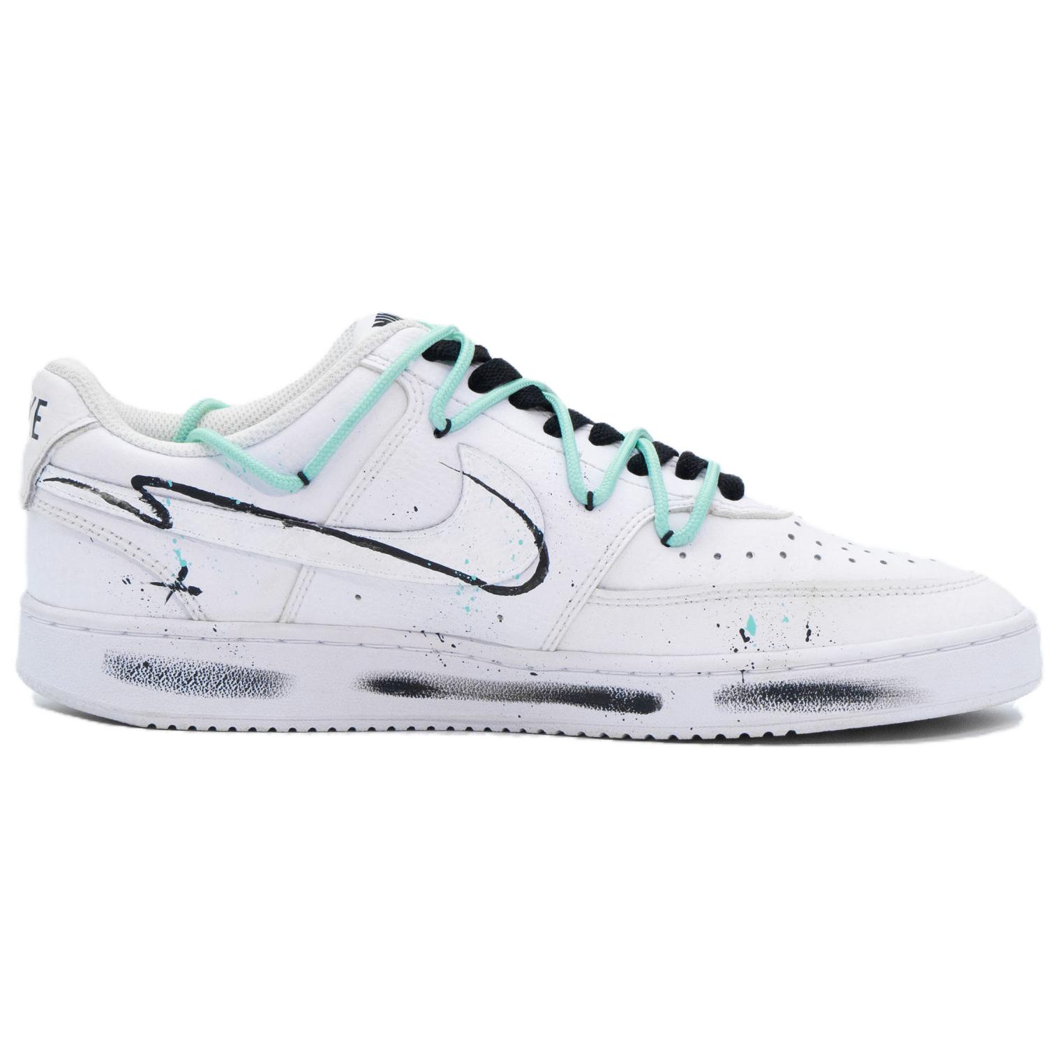 [Custom Shoes] Nike Court Vision 1 'Ink Green Speckle' 圖 3