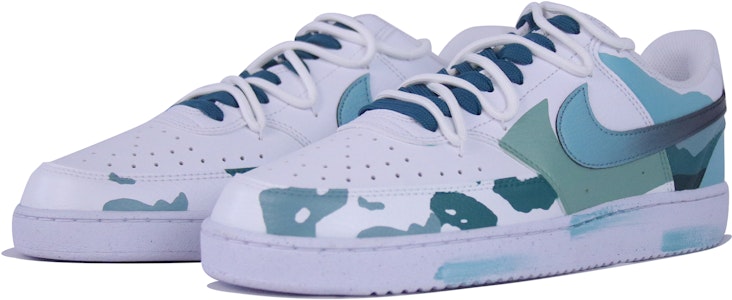 ナイキ コートビジョン1 "翡翠風景" (カスタム) DH2987-101(Team242-碧水青山) Shop ナイキ コートビジョン1 "翡翠風景" (カスタム) DH2987-101(Team242-碧水青山)