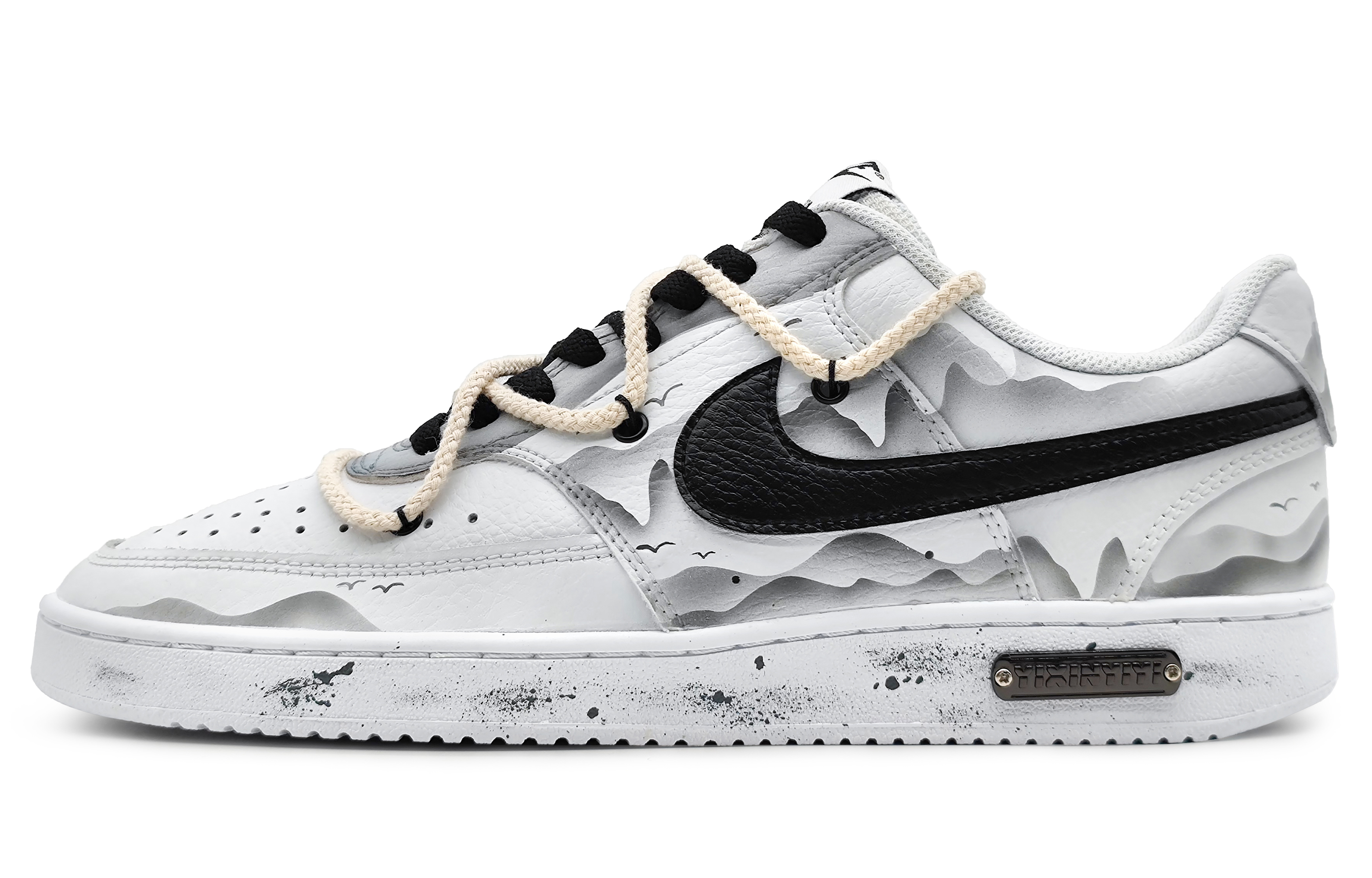 Buy 나이키 커스텀 코트 비전 1 '강산여몽' (Nike Custom Court Vision 1 '강산여몽') DH2987-101(Team16-男款江山如墨)