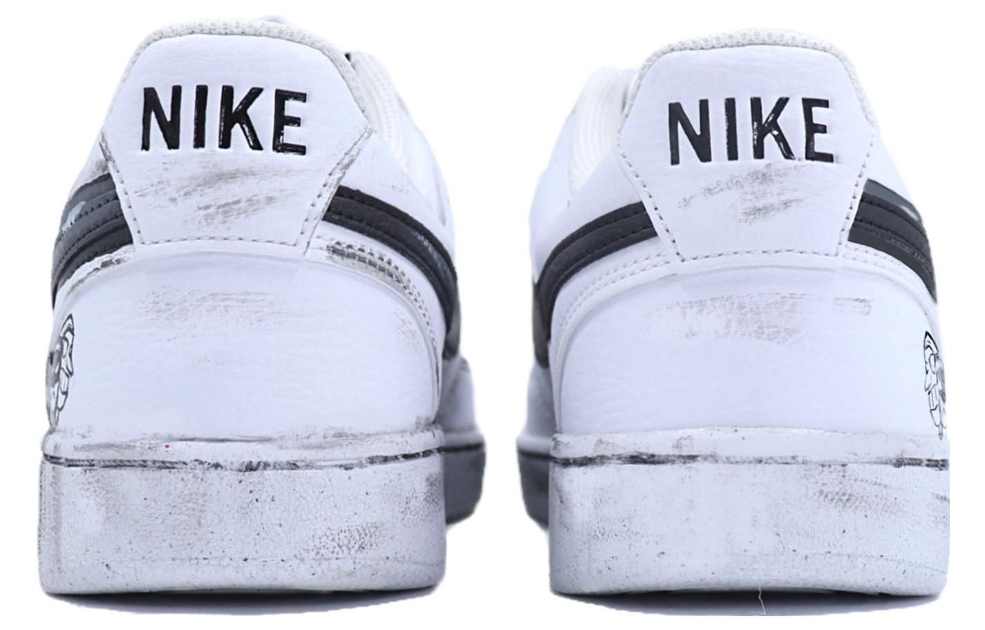 [Custom Shoes] Nike Court Vision 1 'Joker Graffiti Black White' 圖 4