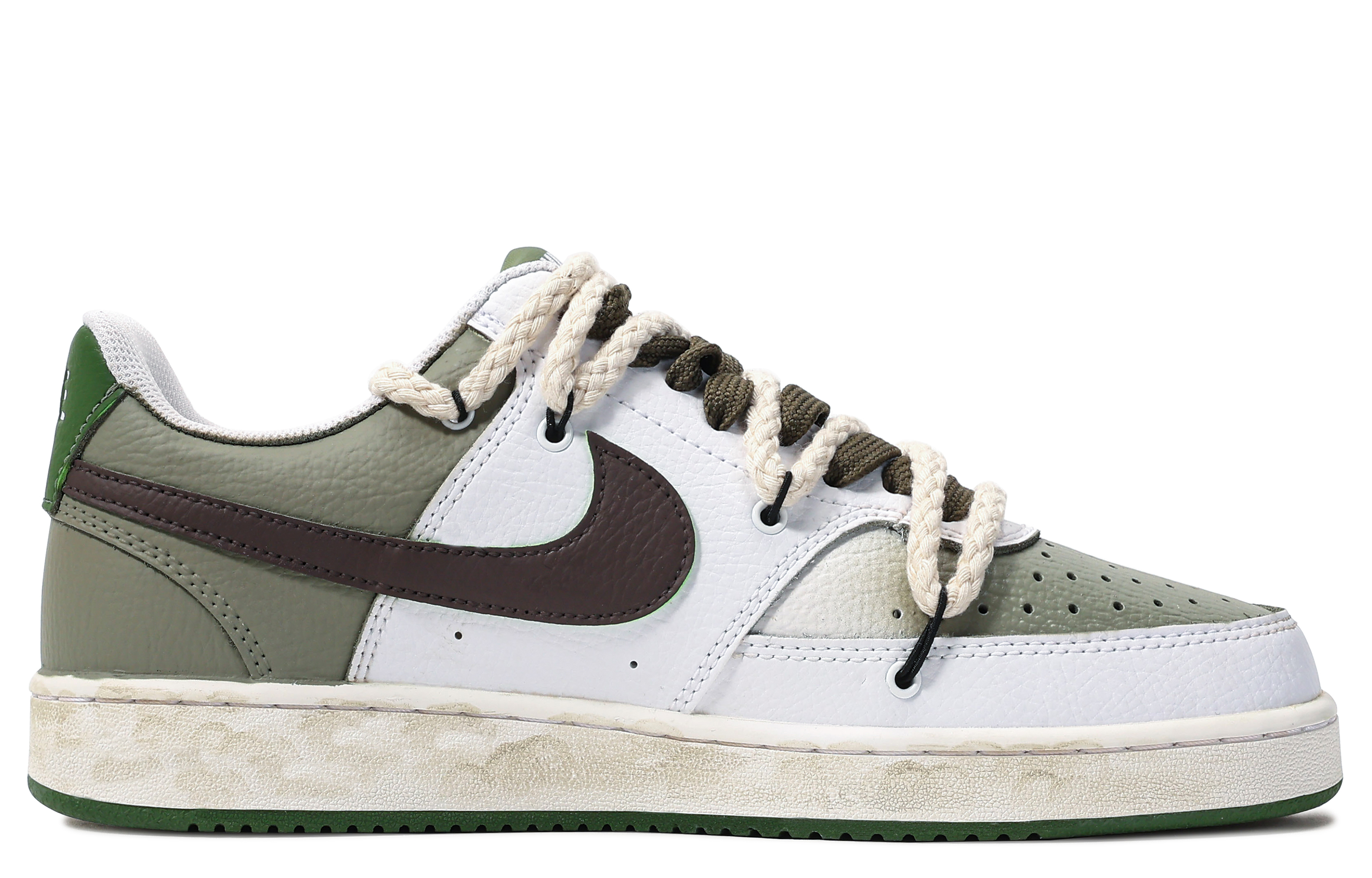 Order [Zapatillas Personalizadas] Nike Court Vision 1 'Graffiti de Jungla Cruise' FJ5480-100(TeamM-丛林奇航)