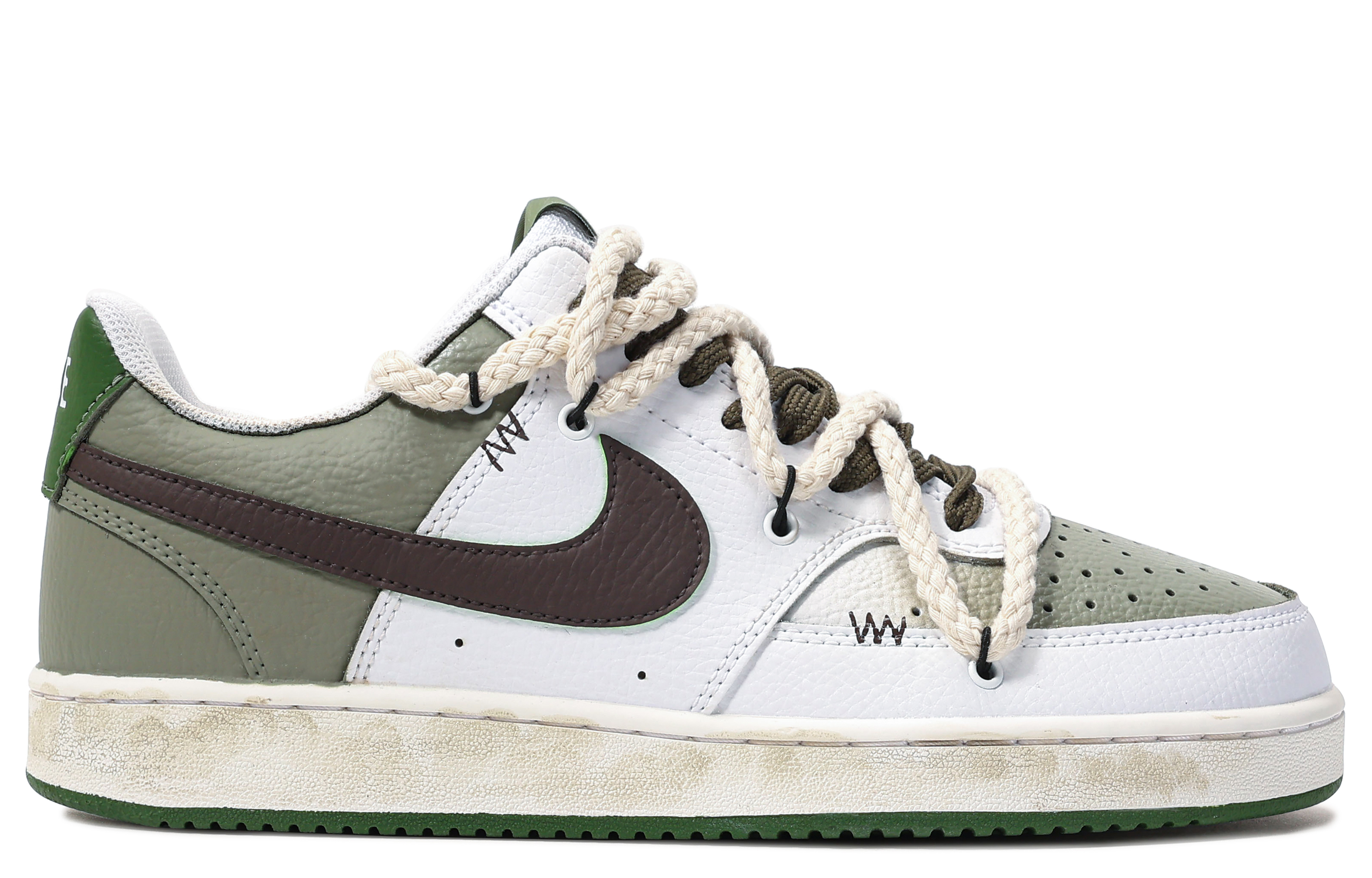 Lookbook [Zapatillas Personalizadas] Nike Court Vision 1 'Graffiti de Jungla Cruise' FJ5480-100(TeamM-丛林奇航)