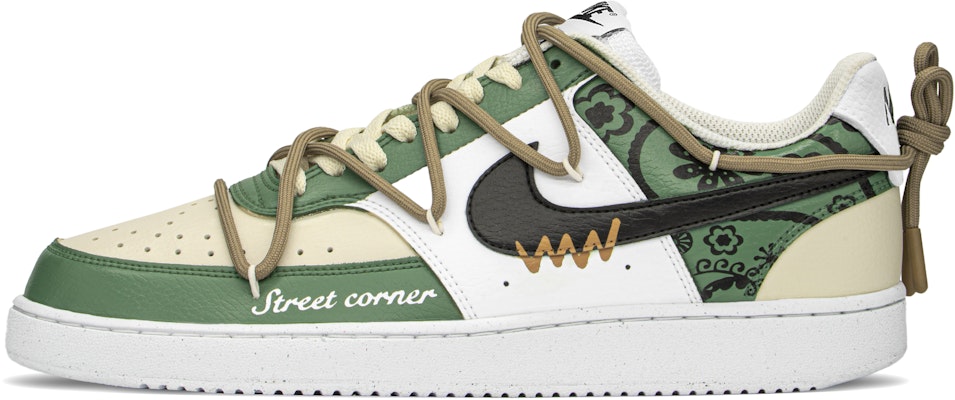【訂製球鞋】Nike Court Vision 1 FZBB 潮流 街頭腰果 禮盒 低筒 板鞋 男款 卡其綠 Buy 【訂製球鞋】Nike Court Vision 1 FZBB 潮流 街頭腰果 禮盒 低筒 板鞋 男款 卡其綠