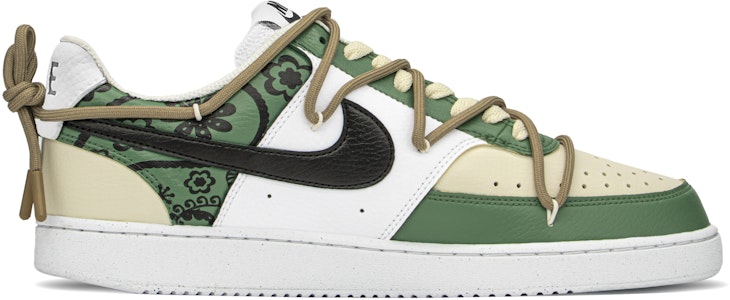 Zapatillas Nike Court Vision 1 'Khaki Green Paisley Street' DH2987-101(TeamA-街头腰果S-BOX) Order Zapatillas Nike Court Vision 1 'Khaki Green Paisley Street' DH2987-101(TeamA-街头腰果S-BOX)