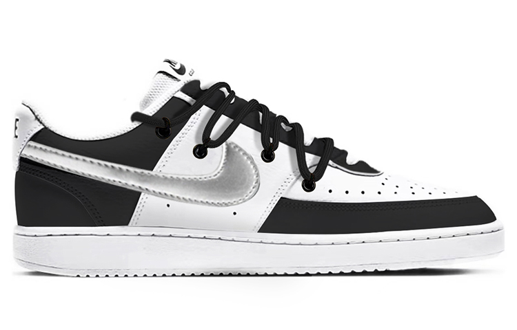 Order [Custom Shoes] Nike Court Vision 1 'Little Panda Deconstructed Black White'