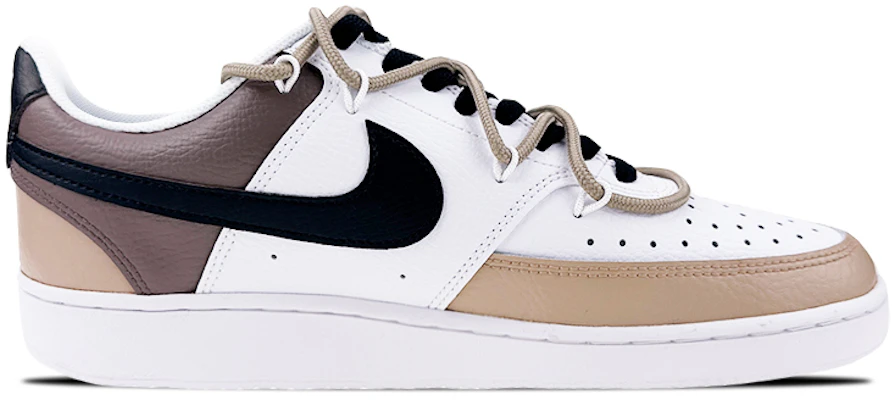 【定制球鞋】 Nike Court Vision 1 MAY製造 撞色 摩卡咖啡 油漆條 解構 低幫 板鞋 男款 撞色 Order 【定制球鞋】 Nike Court Vision 1 MAY製造 撞色 摩卡咖啡 油漆條 解構 低幫 板鞋 男款 撞色