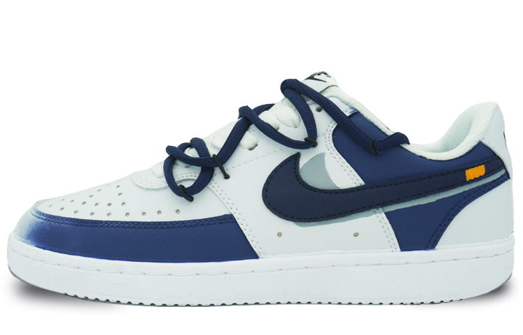 [Custom Shoes] Nike Court Vision 1 'Obsidian Deconstructed Gradient'