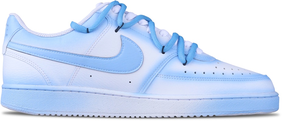 【客製球鞋】Nike Court Vision 1 奶音巴察狗 清新可愛 防滑耐磨 低筒 板鞋 男款 藍白 Lookbook 【客製球鞋】Nike Court Vision 1 奶音巴察狗 清新可愛 防滑耐磨 低筒 板鞋 男款 藍白