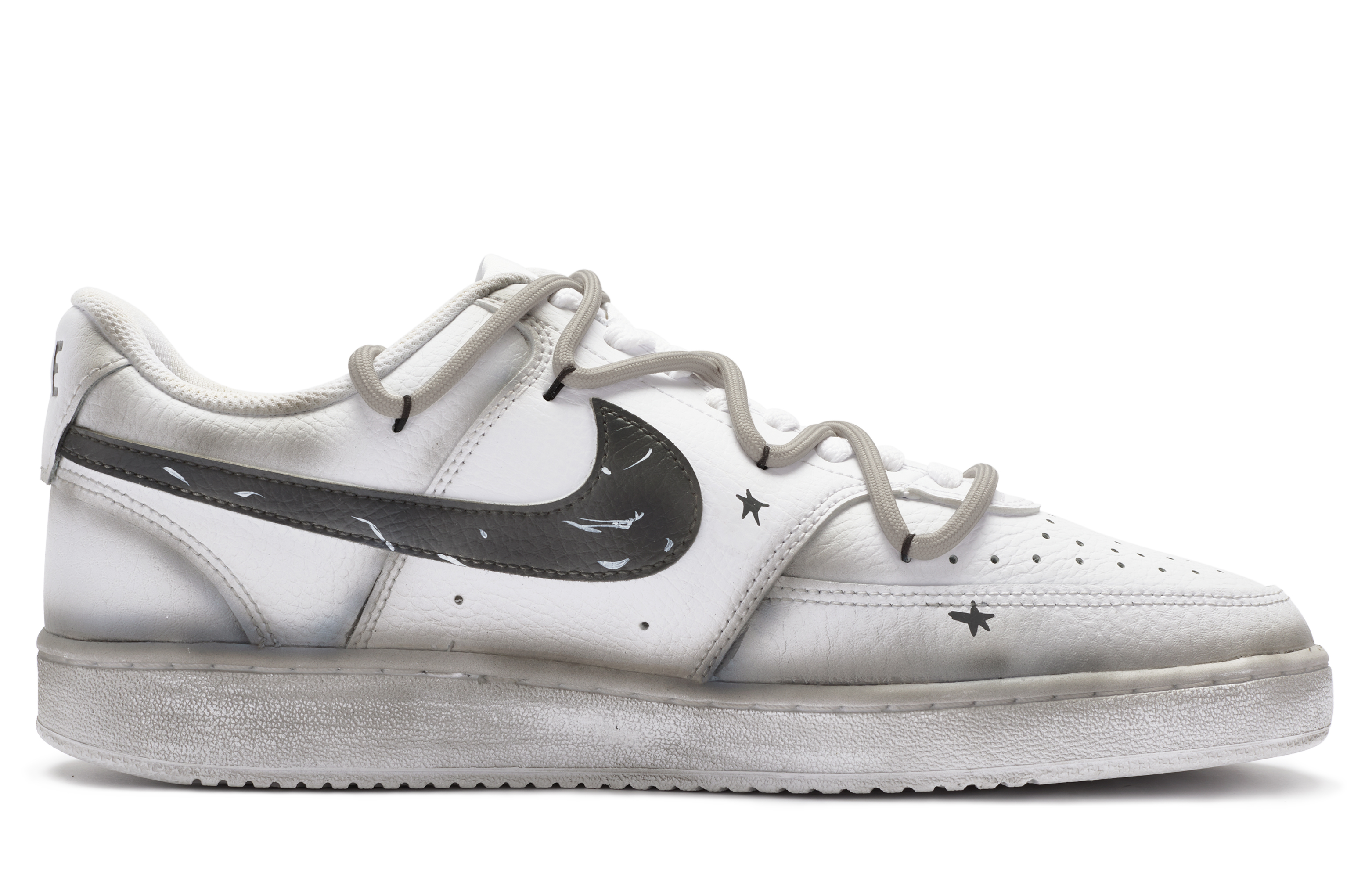 [Custom Shoes] Nike Court Vision 1 'Renaissance BIGNIU Black White' 圖 2