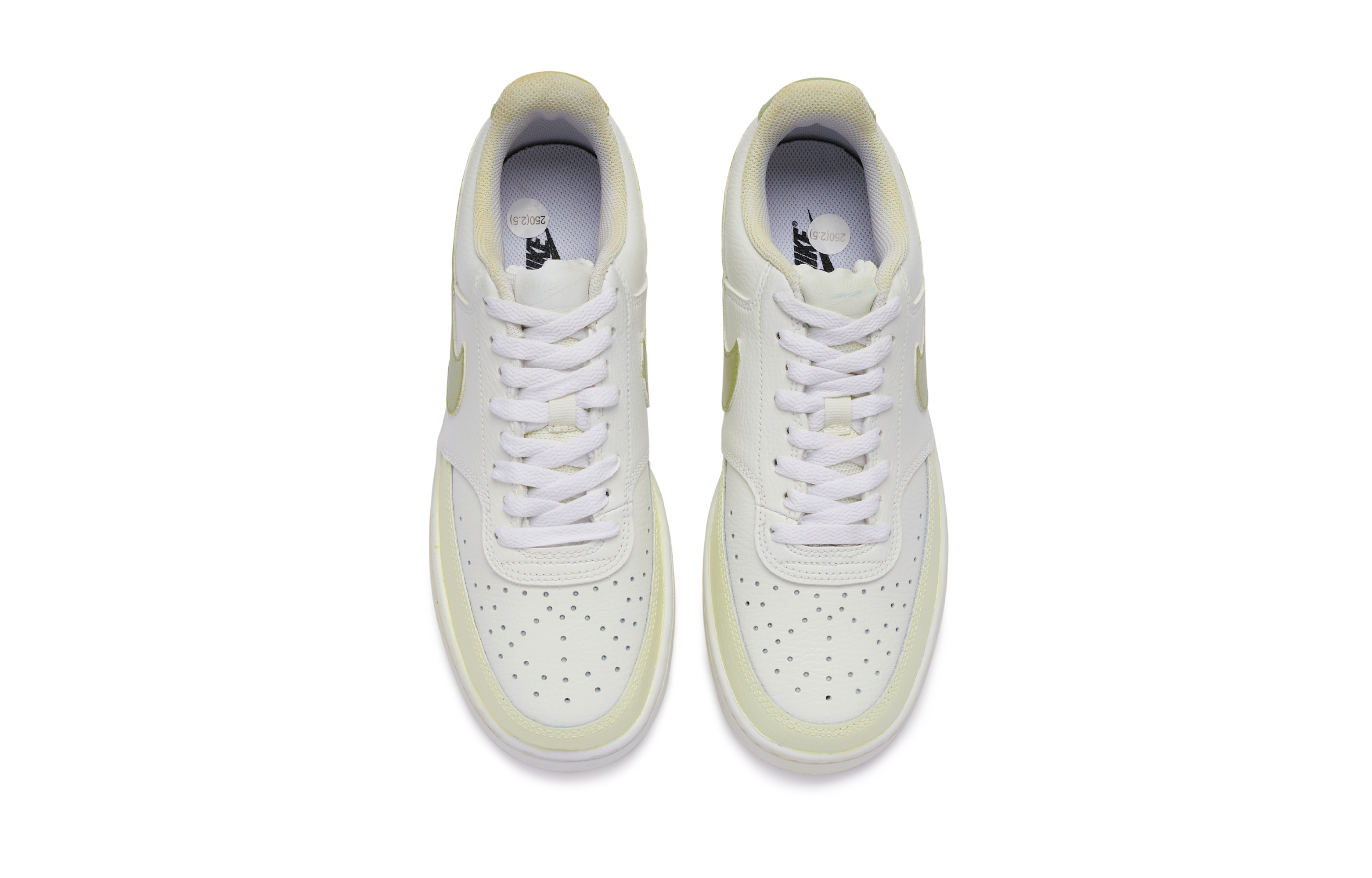 [Custom Shoes] Nike Court Vision 1 'Renaissance Erato Handpainted White-Green-Yellow' 圖 4