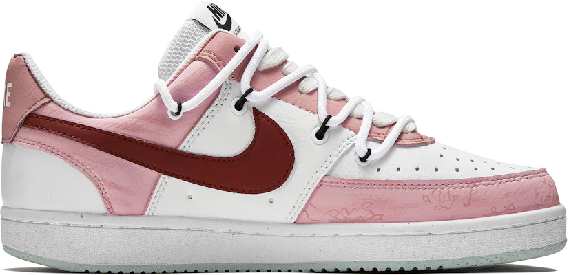 나이키 커스텀 슈즈: 코트 비전 1 '로즈 판다 핑크-화이트' DH2987-110(Team202-rose) Lookbook 나이키 커스텀 슈즈: 코트 비전 1 '로즈 판다 핑크-화이트' DH2987-110(Team202-rose)