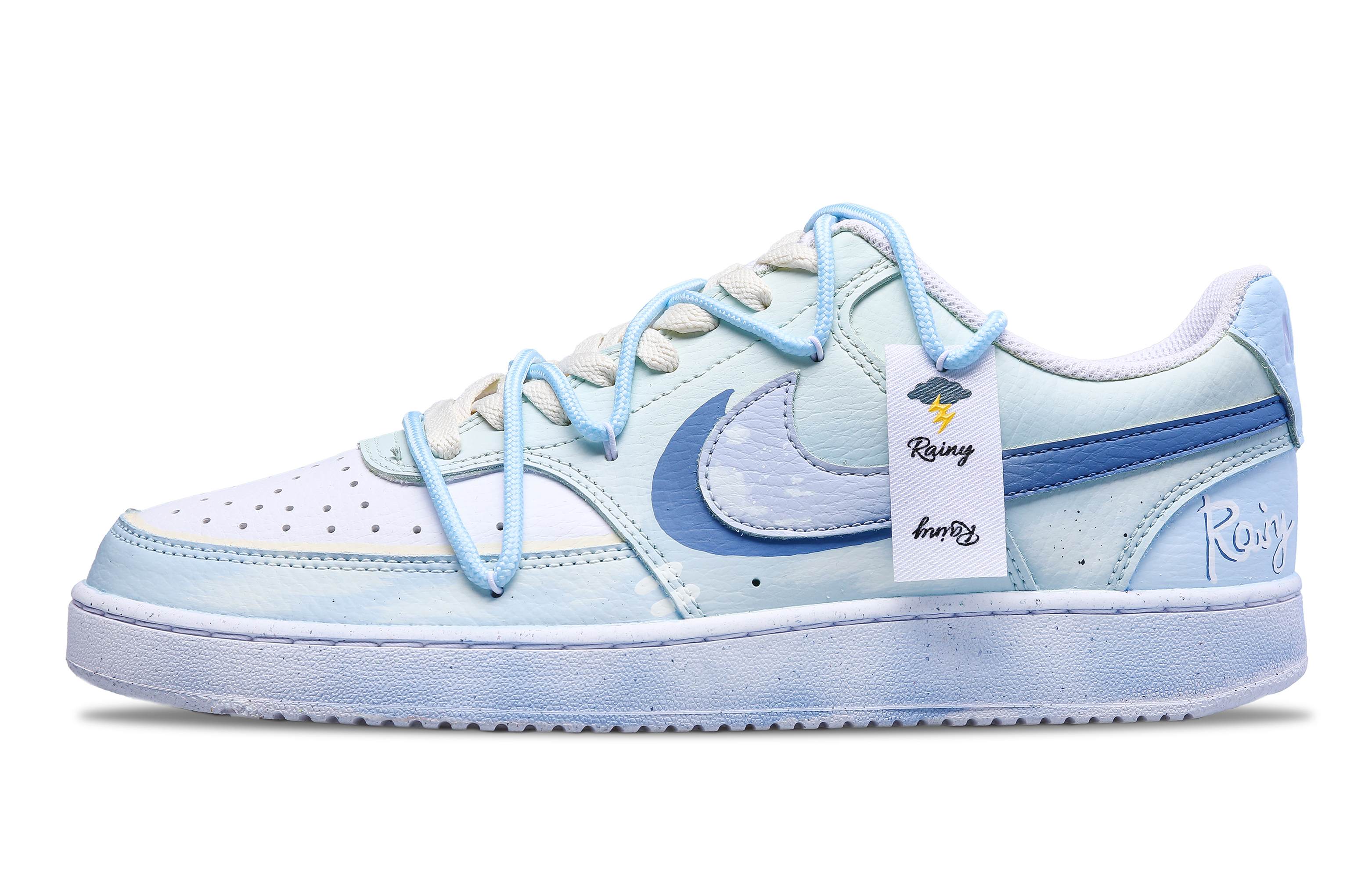 [Custom Shoes] Nike Court Vision 1 'Sea Salt Cheesecake'