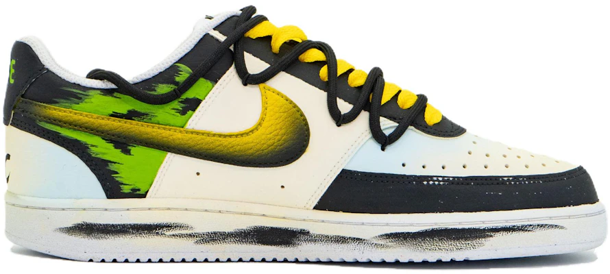 【定製球鞋】Nike Court Vision 1 皮革 龍珠 神龍配色 復古 百搭 蒸氣波風格 低筒 板鞋 男女同款 黑/白 Lookbook 【定製球鞋】Nike Court Vision 1 皮革 龍珠 神龍配色 復古 百搭 蒸氣波風格 低筒 板鞋 男女同款 黑/白
