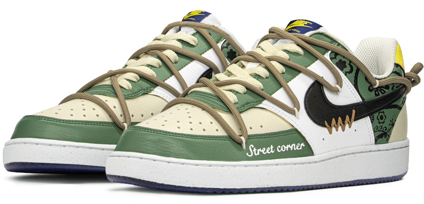 나이키 커스텀 코트 비전 1 '페이즐리 그린' DH2987-103(TeamA-街头腰果) Lookbook 나이키 커스텀 코트 비전 1 '페이즐리 그린' DH2987-103(TeamA-街头腰果)