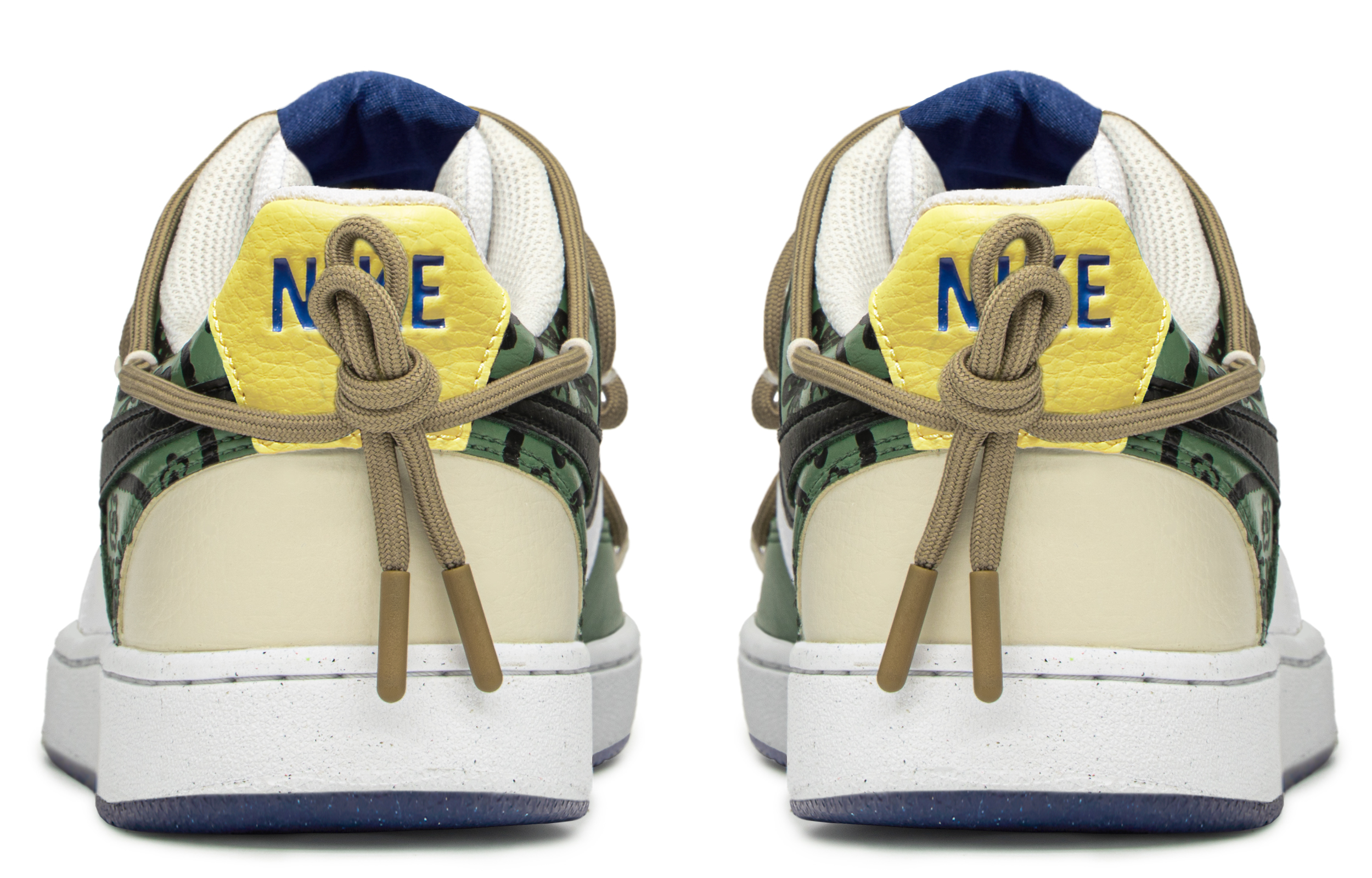 Shop [定制鞋款] 耐克 Court Vision 1 '街头佩斯利绿' DH2987-103(TeamA-街头腰果)