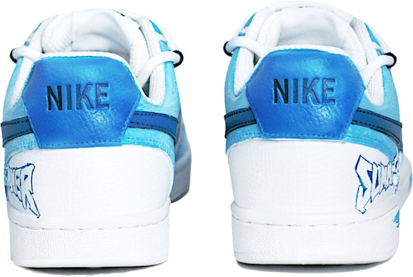 【訂製球鞋】 Nike Court Vision 1 夏日清爽解構鞋帶 皮革 漸變 嘻哈 塗鴉 清新 簡約 防滑耐磨輕便透氣支撐 低筒 板鞋 男款 白藍 Purchase 【訂製球鞋】 Nike Court Vision 1 夏日清爽解構鞋帶 皮革 漸變 嘻哈 塗鴉 清新 簡約 防滑耐磨輕便透氣支撐 低筒 板鞋 男款 白藍