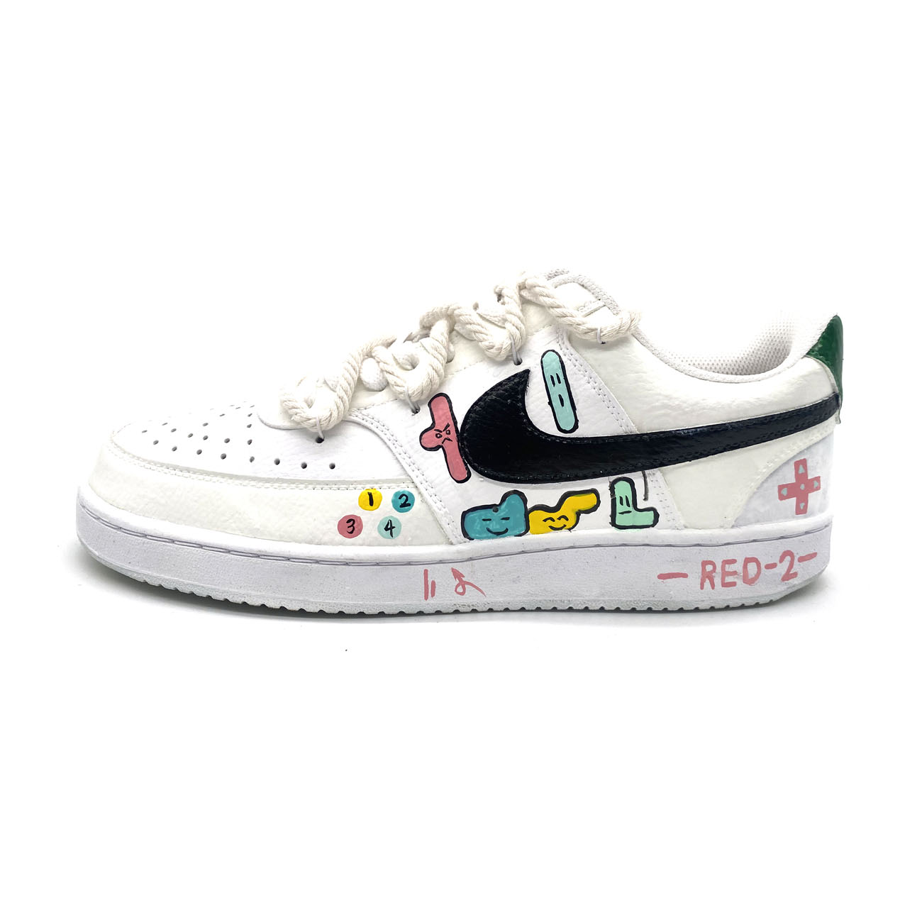 [Custom Shoes] Nike Court Vision 1 'Tetris White' 圖 2