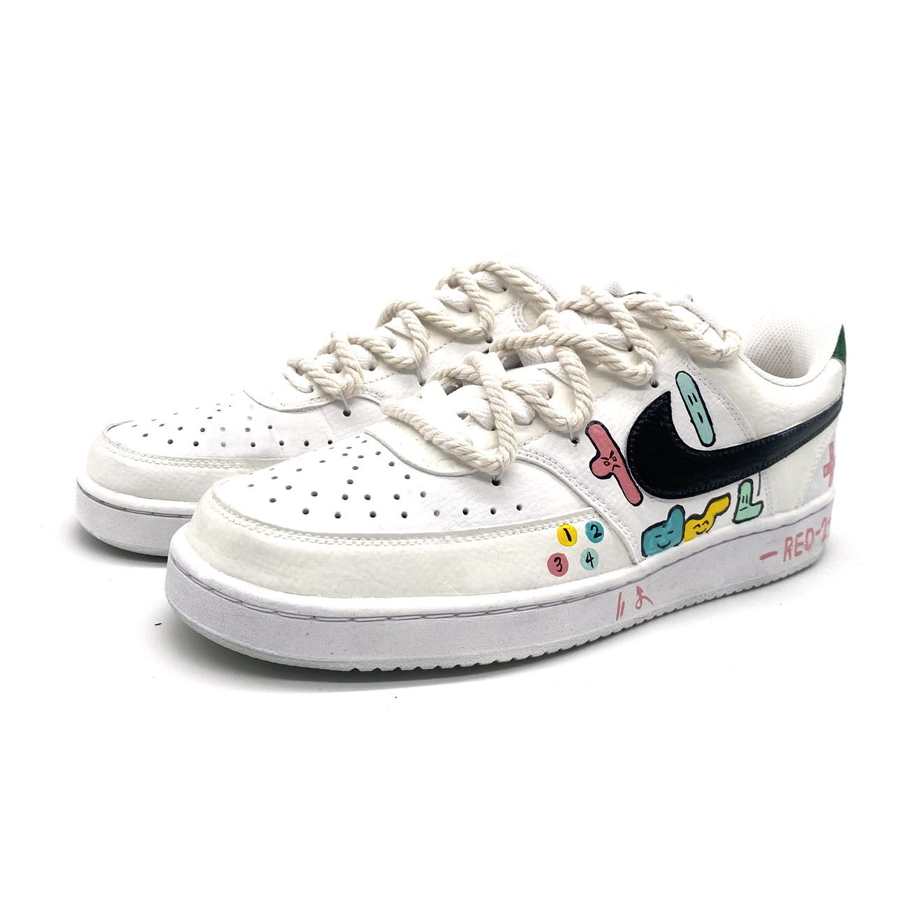 [Custom Shoes] Nike Court Vision 1 'Tetris White' 圖 4
