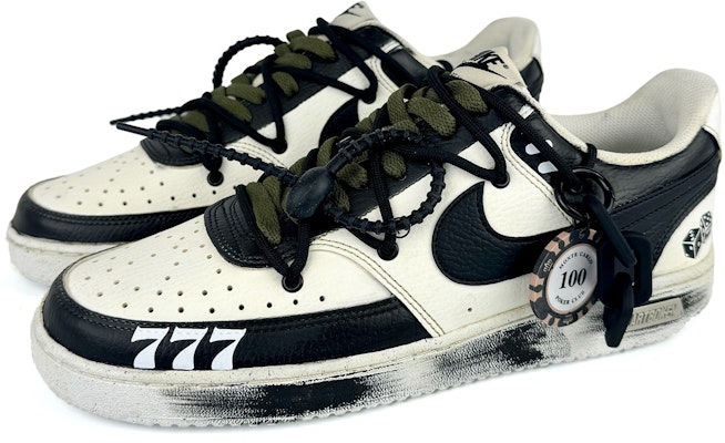 나이키 코트 비전 1 '텍사스 에이지드 블랙' (커스텀) DH3158-101(Team45-筹码游戏) Shop 나이키 코트 비전 1 '텍사스 에이지드 블랙' (커스텀) DH3158-101(Team45-筹码游戏)