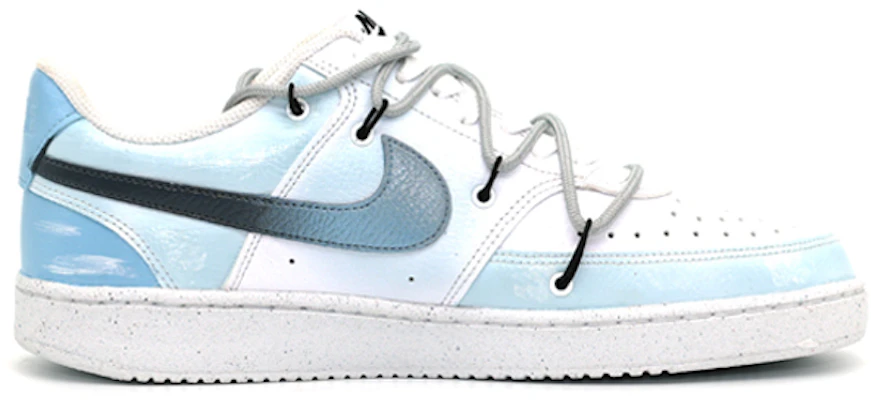 【客製化球鞋】Nike Court Vision 1 西岸風 復古 通用 破冰 簡約 藍色 耐磨防滑 低筒 板鞋 男款 藍 Order 【客製化球鞋】Nike Court Vision 1 西岸風 復古 通用 破冰 簡約 藍色 耐磨防滑 低筒 板鞋 男款 藍
