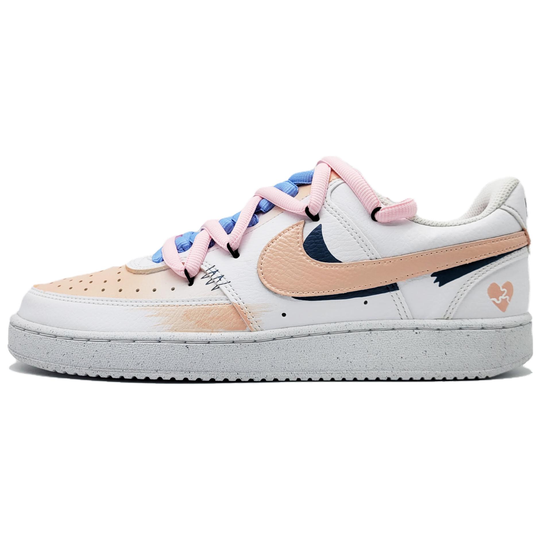 [Custom Shoes] Nike Court Vision 1 'White Orange'