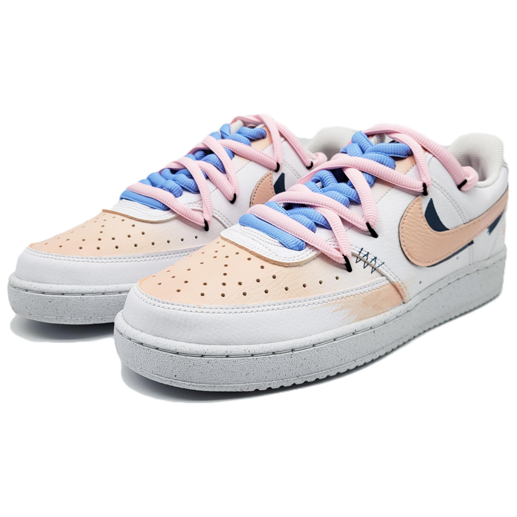 Shop [Kasut Tersuai] Nike Court Vision 1 'Putih Jingga' DH2987-101(Team145-最佳拍档)