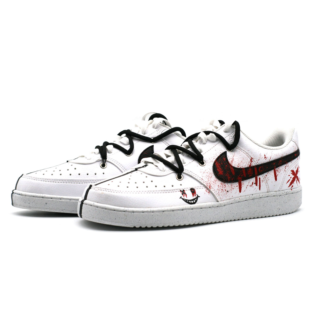 [Custom Shoes] Nike Court Vision 1 'White Tattoo Party' 圖 4
