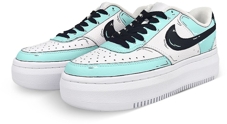 나이키 커스텀 코트 비전 알타 '티파니 스윗' (Nike Custom Court Vision Alta 'Tiffany Sweet') DM0113-100(Team58-二次元绿) Lookbook 나이키 커스텀 코트 비전 알타 '티파니 스윗' (Nike Custom Court Vision Alta 'Tiffany Sweet') DM0113-100(Team58-二次元绿)