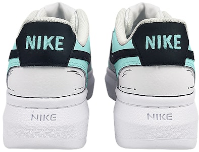 【客製化球鞋】 Nike Court Vision 1 Alta 防滑輕便 二次元 蒂芙尼綠 甜甜風 低筒 板鞋 GS 綠白 Purchase 【客製化球鞋】 Nike Court Vision 1 Alta 防滑輕便 二次元 蒂芙尼綠 甜甜風 低筒 板鞋 GS 綠白