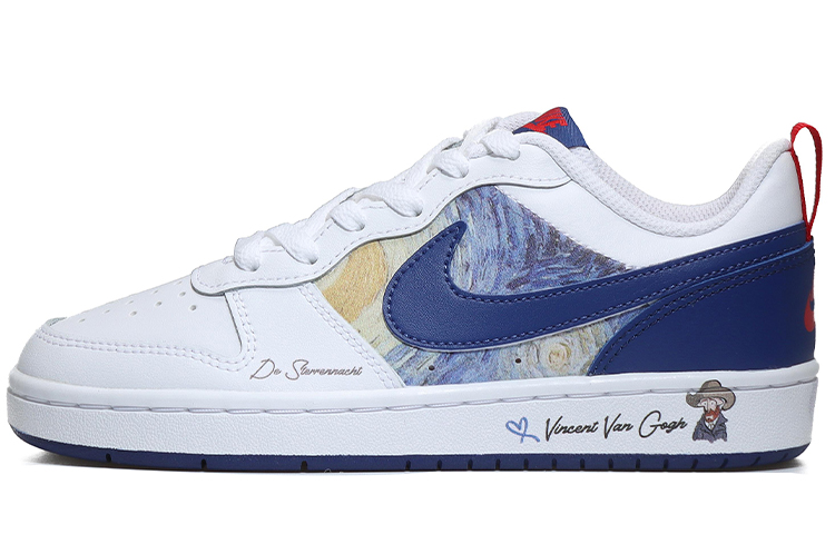 Buy [Zapatillas Personalizadas] Nike Court Vision 1 Low 2 'Noche Estrellada' BQ5448-113(Team10-油画星空QD)
