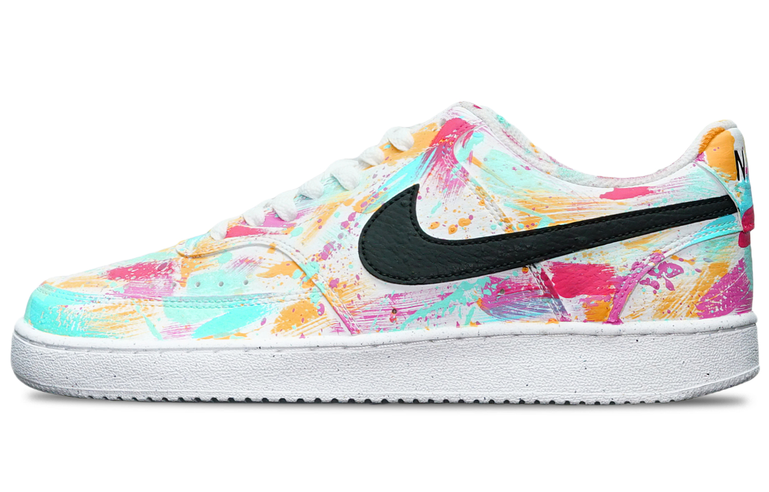 [Custom Shoes] Nike Court Vision 1 Low 'Abstract Art Graffiti'