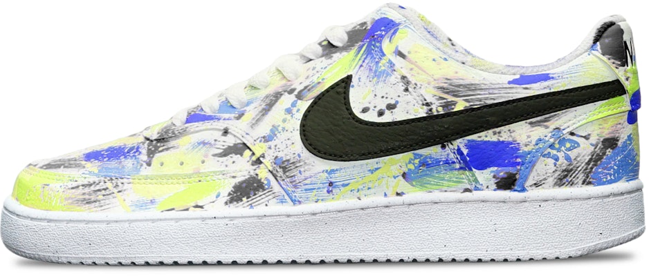 나이키 커스텀 코트 비전 로우 '추상 그래피티' DH2987-101(TeamT-抽象艺术涂鸦黑黄蓝QD) Buy 나이키 커스텀 코트 비전 로우 '추상 그래피티' DH2987-101(TeamT-抽象艺术涂鸦黑黄蓝QD)