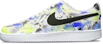 Buy 나이키 커스텀 코트 비전 로우 '추상 그래피티' DH2987-101(TeamT-抽象艺术涂鸦黑黄蓝QD)