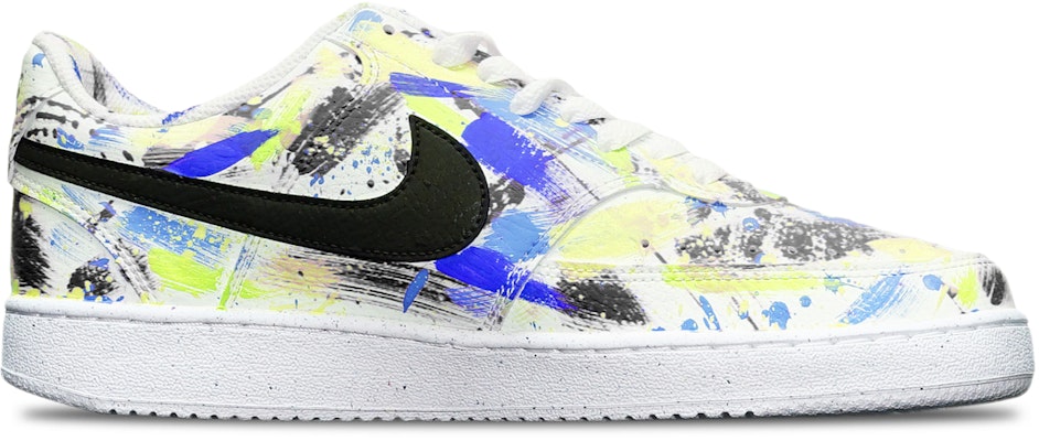 나이키 커스텀 코트 비전 로우 '추상 그래피티' DH2987-101(TeamT-抽象艺术涂鸦黑黄蓝QD) Order 나이키 커스텀 코트 비전 로우 '추상 그래피티' DH2987-101(TeamT-抽象艺术涂鸦黑黄蓝QD)