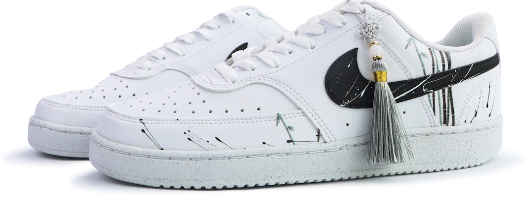 나이키 커스텀 코트 비전 로우 '뱀부 잉크' (Nike Custom Court Vision Low '뱀부 잉크') CD5463-101(Team48-竹墨) Lookbook 나이키 커스텀 코트 비전 로우 '뱀부 잉크' (Nike Custom Court Vision Low '뱀부 잉크') CD5463-101(Team48-竹墨)