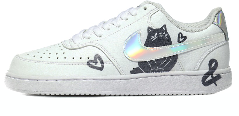 【定制鞋款】耐克 Court Vision 1 Low '黑猫激光' CW5596-100(Team10-黑色喵咪QD) Buy 【定制鞋款】耐克 Court Vision 1 Low '黑猫激光' CW5596-100(Team10-黑色喵咪QD)