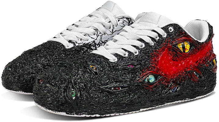 【訂製球鞋】 Nike Court Vision 1 暗黑系 特殊材質 低筒 滑板鞋 男款 黑紅 Lookbook 【訂製球鞋】 Nike Court Vision 1 暗黑系 特殊材質 低筒 滑板鞋 男款 黑紅