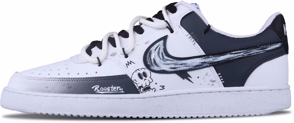 Zapatillas Nike Court Vision 1 Low 'Monstruo de Dibujos Negro Blanco' DH2987-101(Team244-小怪兽) Order Zapatillas Nike Court Vision 1 Low 'Monstruo de Dibujos Negro Blanco' DH2987-101(Team244-小怪兽)