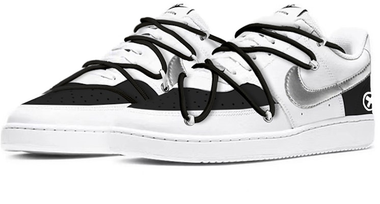 Zapatillas Personalizadas Nike Court Vision 1 Low 'Panda Negro Blanco' CD5463-101(TeamY-男款极简熊猫黑白) Lookbook Zapatillas Personalizadas Nike Court Vision 1 Low 'Panda Negro Blanco' CD5463-101(TeamY-男款极简熊猫黑白)